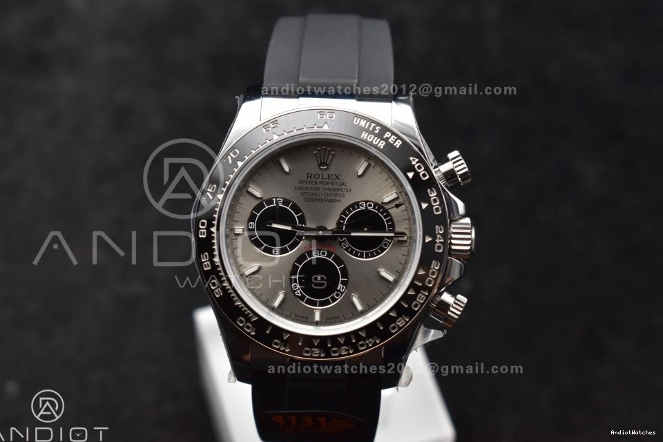 Black on 126519 Strap (Weighted) Gray Best 811 QF BestValue V6 Edition Daytona SH4131 Dial Oysterflex 1:1 1106
